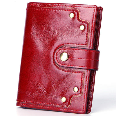 Billetera de Cuero Gamuza Premium para Hombre