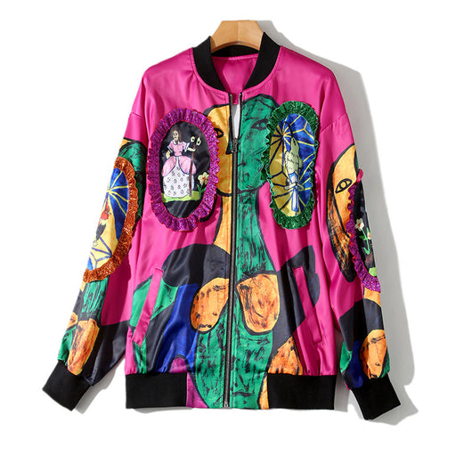 Uniforme Béisbol Oversize Estampado Manga Larga Versátil - Image 8