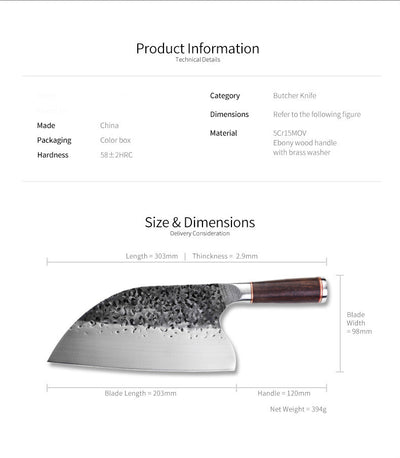 Cuchillo Carnicero Ebony Professional - Image 5