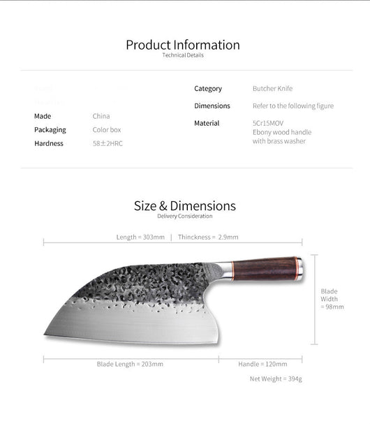 Cuchillo Carnicero Ebony Professional - Image 5