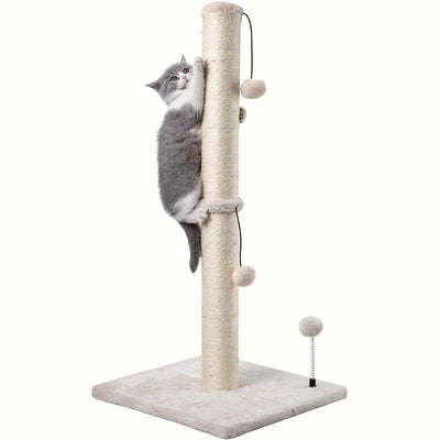 Rascador Vertical de Sisal para Gatos - Torre para Trepar - Image 16