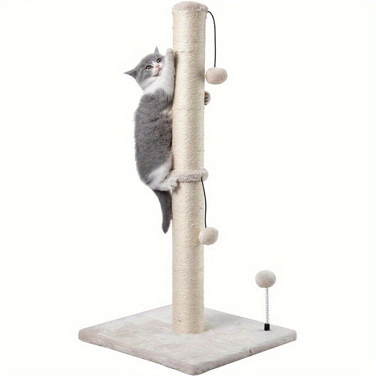 Rascador Vertical de Sisal para Gatos - Torre para Trepar - Image 16