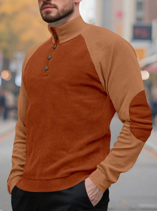 Chamarra Casual Raglan para Hombre - Cuello Alto Suelto Primavera Otoño - Image 27