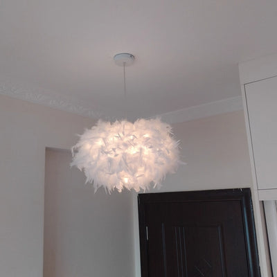 Lámpara de Techo Moderna Plumas para Sala y Dormitorio - Image 11