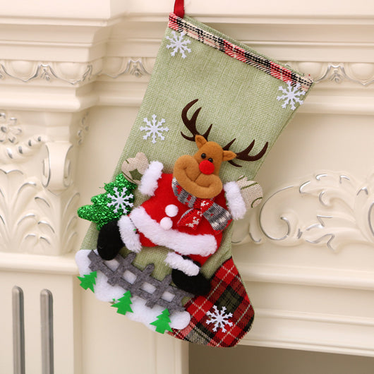 Bolsa de Regalo con Calcetines de Lino Medianos - Decoraciones Navideñas - Image 22