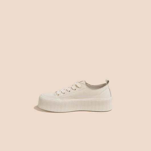 Tenis Blancos de Cuero Casual - Image 4