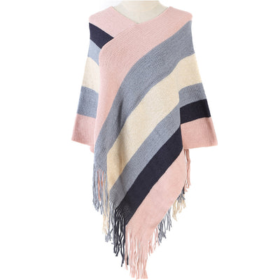 Chal de Moda con Rayas Estilo Europeo para Mujer - Image 8