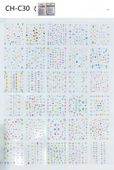 Set de Stickers 3D para Uñas con Decoraciones en Relieve - Image 23