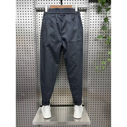 Pantalones Casuales Holgados Estilo Coreano de Color Sólido para Hombre - Image 17
