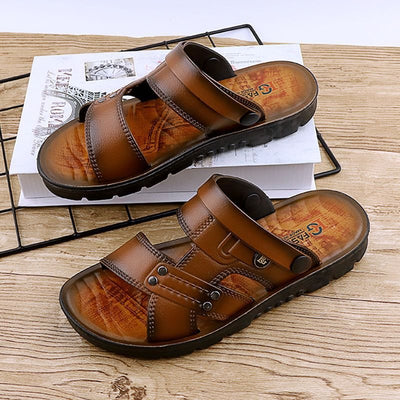 Sandalias Hombre Estilo Coreano Transpirables con Tecnología de Inyección de Aceite - Image 6
