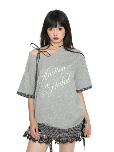Camiseta Manga Corta para Mujer con Letras de Moño - Image 9