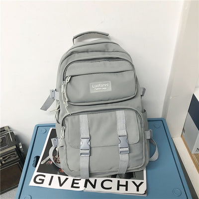 Mochila Escolar de Gran Capacidad Estilo Coreano para Secundaria y Universidad - Image 21