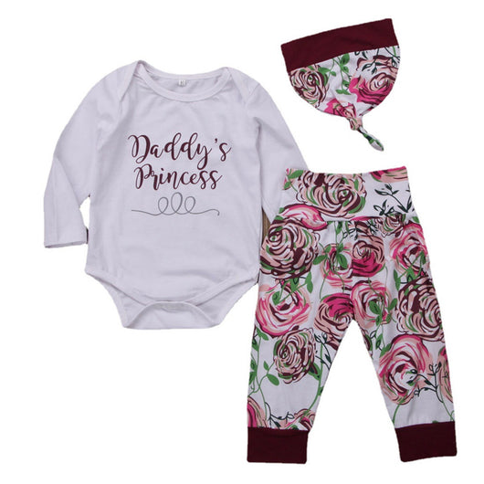 Conjunto de 3 Piezas de Algodón Estampado con Letras para Niños Pequeños - Image 6
