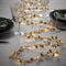 Luces Navideñas LED Doradas con Diseño de Hojas