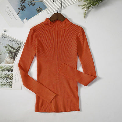 Suéter Cuello Alto Otoño Mujer - Pullover Elegante - Image 17