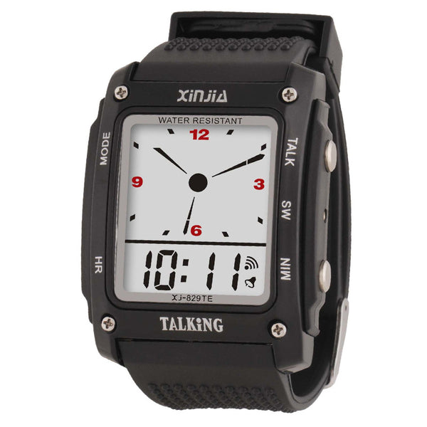 Reloj Inteligente con Anunciador de Hora por Voz para Adultos Mayores