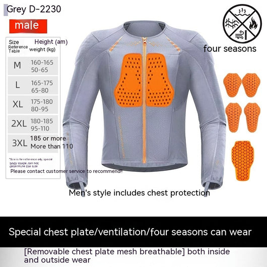 Equipo Protector Antiimpacto para Motociclismo - Ropa Transpirable Unisex Verano - Image 8