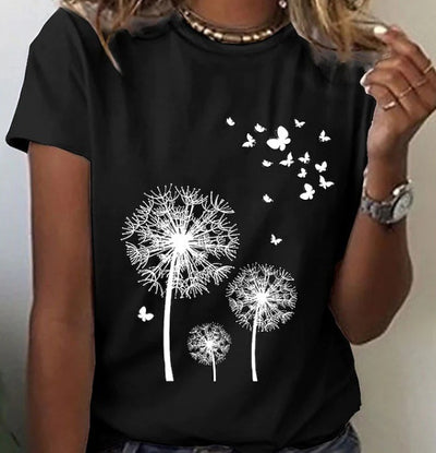 Blusa Estampado Girasoles 3D para Mujer