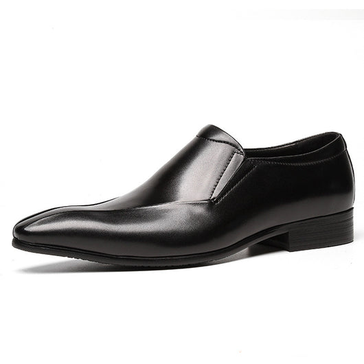 Zapatos de Cuero Charol para Hombre Estilo Británico Punta Afilada - Image 9