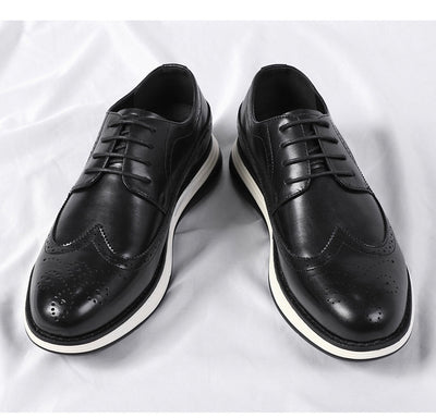 Zapatos de Cuero Ejecutivos para Hombre con Suela Gruesa Ultra Confortable - Image 17