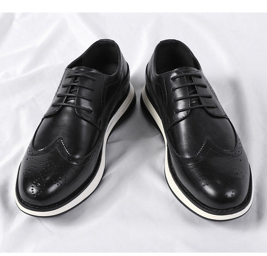 Zapatos de Cuero Ejecutivos para Hombre con Suela Gruesa Ultra Confortable - Image 17
