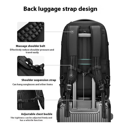 Mochila Trolley Expandible de Gran Capacidad para Viajes de Negocios - Image 4