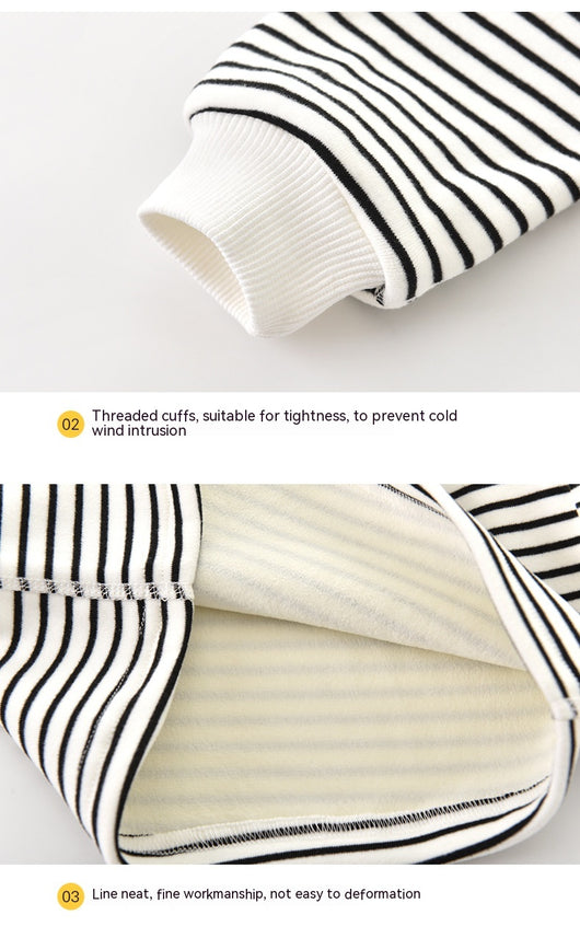 Conjunto de Abrigo de Algodón para Bebé con Forro Polar Acolchado - Image 10