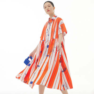 Vestido Fake con Rayas Verticales en Colores - Image 6