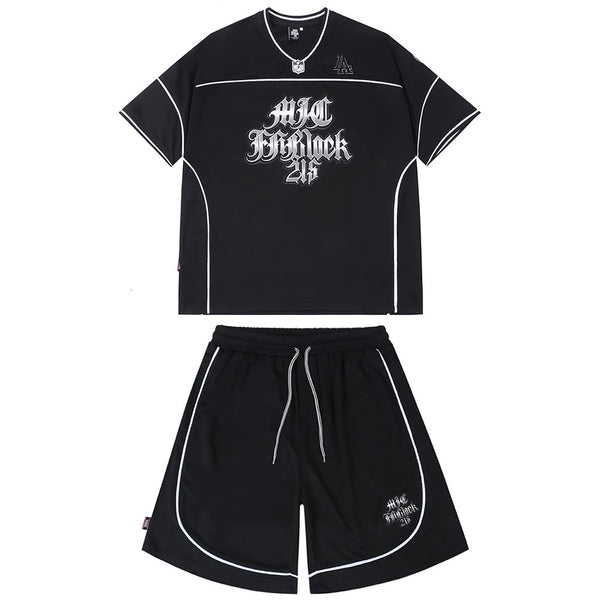 Conjunto de Camiseta Estampada de Manga Corta para Hombre