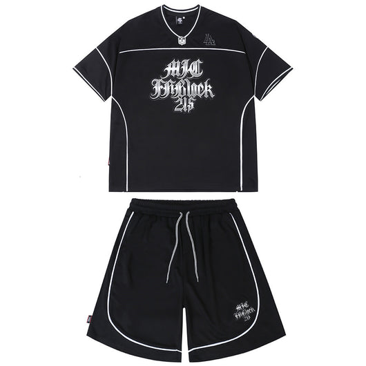 Conjunto de Camiseta Estampada de Manga Corta para Hombre - Image 2