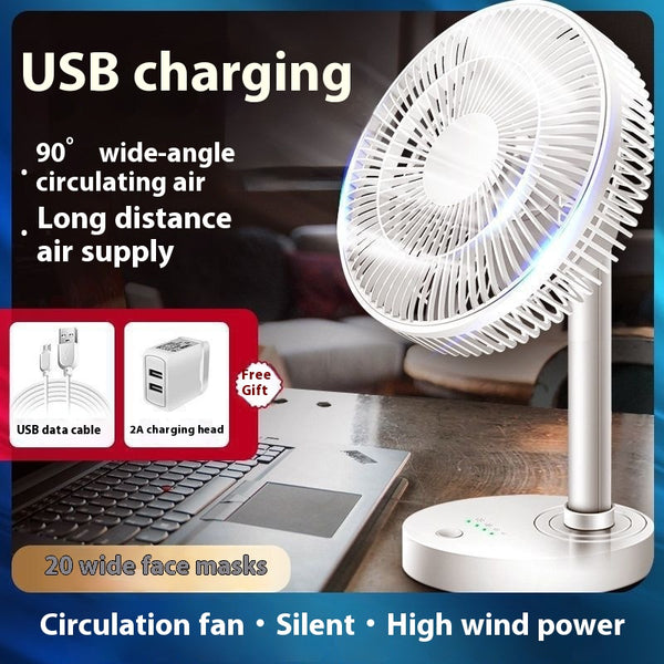 Ventilador Clip Silencioso USB para Escritorio y Dormitorio