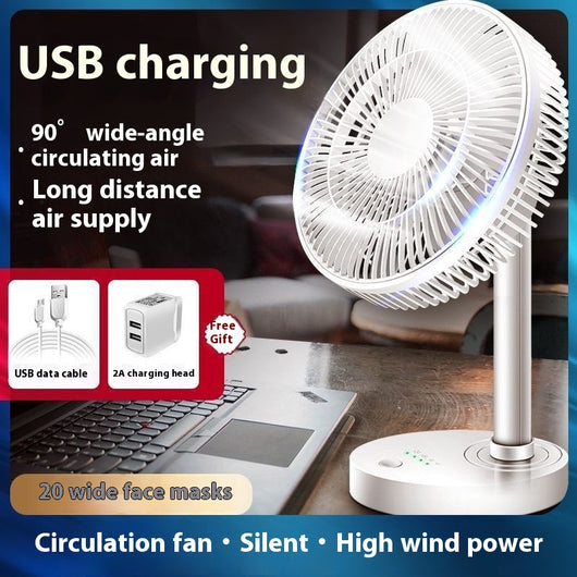 Ventilador Clip Silencioso USB para Escritorio y Dormitorio - Image 2