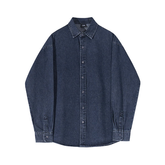 Chaqueta Camisa Denim Suelta Estilo Coreano - Image 4