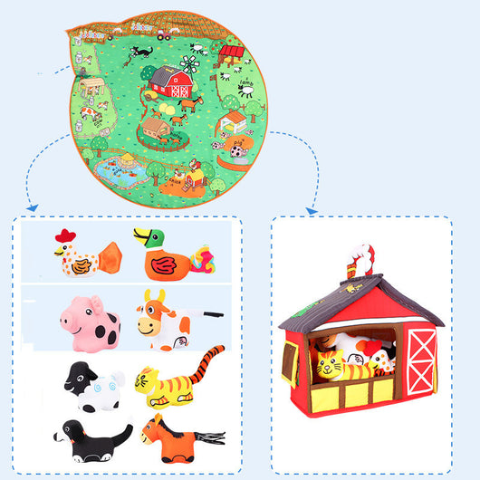 Manta de Juego Educativa con Animales para Bebés - Image 4
