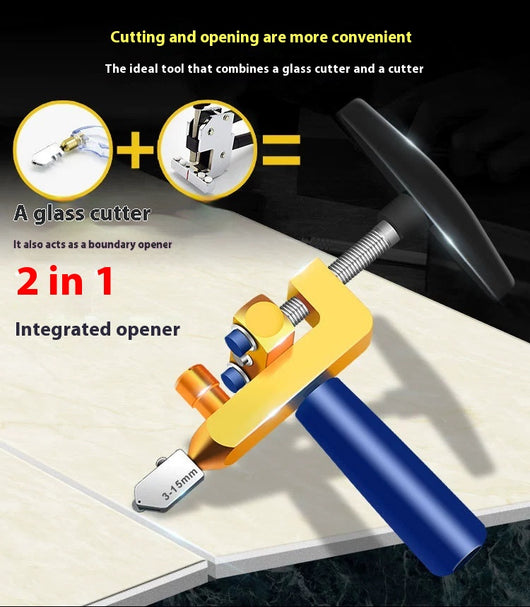 Kit Profesional Cortador de Azulejos y Vidrio con Abre Cerámicos - Image 14
