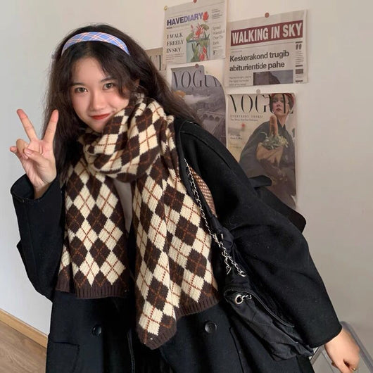 Bufanda Gruesa de Lana Unisex - Abrigo Versátil para Todo Clima