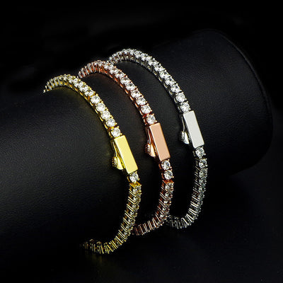 Pulsera Hip Hop con Rhinestones Brillantes - Joyería de Moda Urbana - Image 10