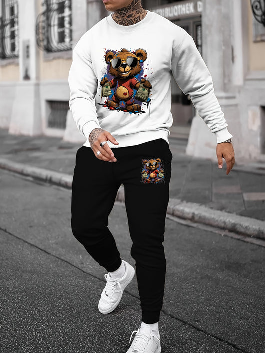 Suéter Deportivo Retro con Estampado Digital para Hombre - Image 29