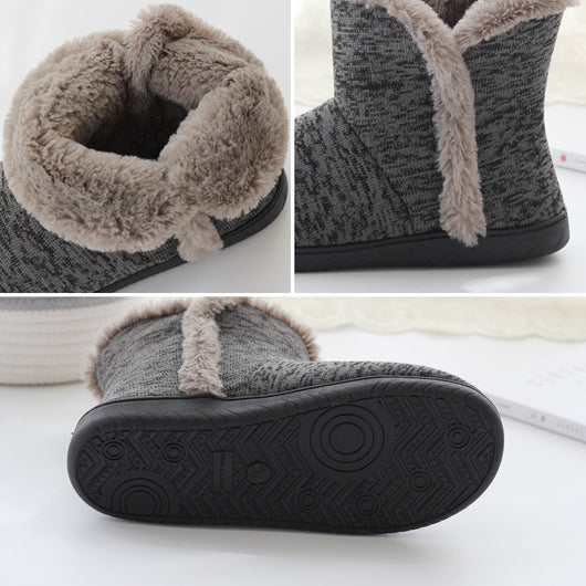 Pantuflas Altas de Invierno para Hombre con Plataforma de Terciopelo - Image 8