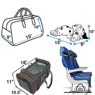 Bolsa de Transporte para Mascotas Grande Resistente al Agua - Image 10