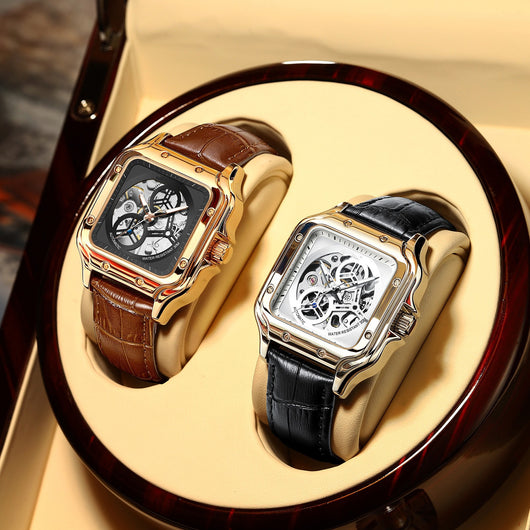 Reloj Automático Cuadrado para Hombre - Mecánica Suiza - Image 5