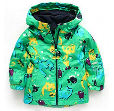 Chaqueta Impermeable para Niño con Capucha - Diseño Dinosaurio Resistente al Viento - Image 11