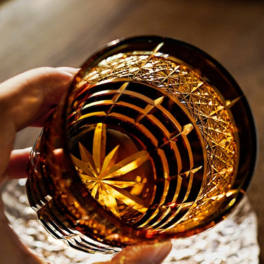Vaso de Cristal Asterismo Estilo Edo Japonés - Image 37