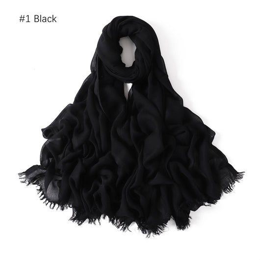 Pashmina Modal Fina Transpirable - Chal Ligero Monocromático para Mujer - Image 46