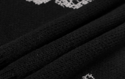 Suéter Jacquard Retro Tejido Holgado Cuello Redondo Versátil - Image 15
