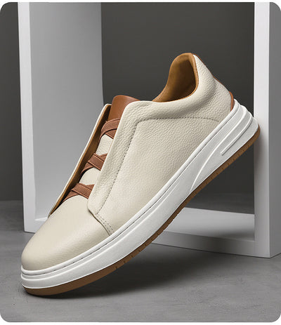 Zapatos Casuales de Cuero Genuino Nobuk - Slip-on Cómodos - Image 22
