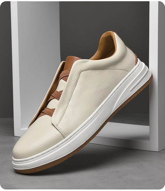 Zapatos Casuales de Cuero Genuino Nobuk - Slip-on Cómodos - Image 22