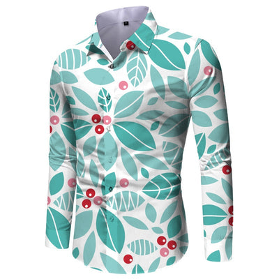 Camisa Casual Slim Fit Estampada para Hombre - Image 6