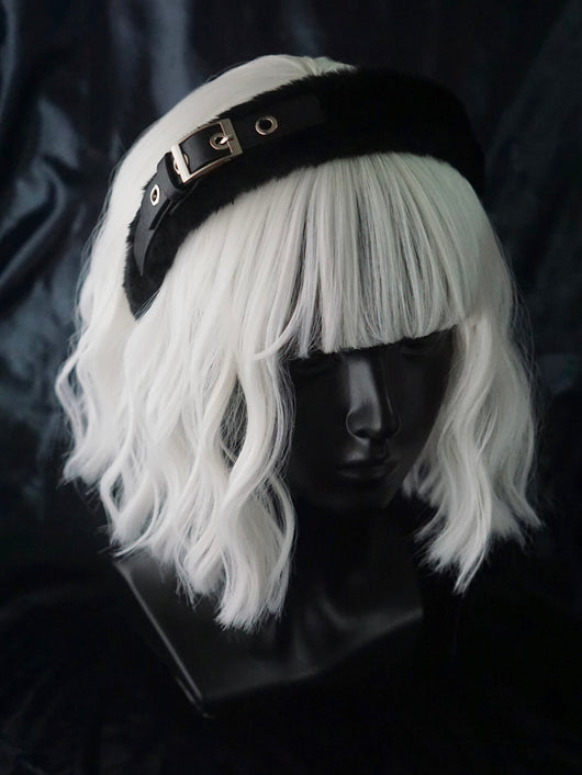 Pasador de Moño Punk Hecho a Mano Negro Estilo Amor Dulce - Image 16