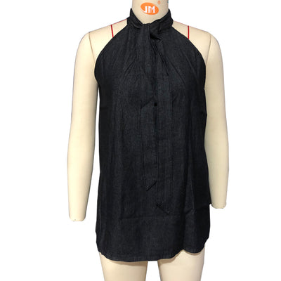 Top Halter Sexy sin Mangas con Cuello Anudado - Image 2